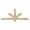 Ekena Millwork Redmond Rough Sawn Timber Gable Bracket, Douglas Fir, 60"W x 22"H x 2"D x 4"F, 9/12 Pitch GBW060X22X0204RED00RDF - alternate 1